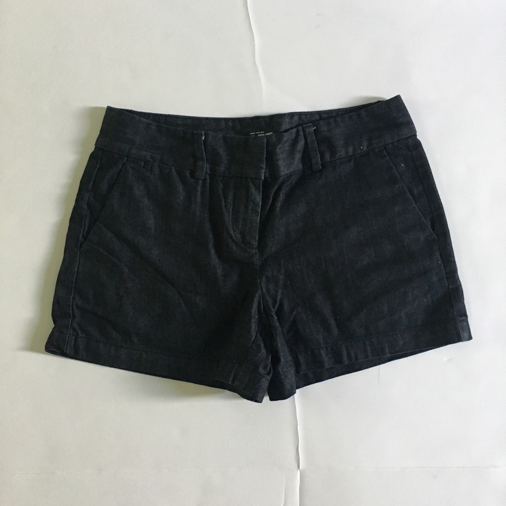 Loft dark denim chino shorts